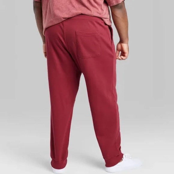 Original Use Pants Burgundy Big & Tall Jogger - Picture 2 of 4